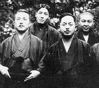 Master Mabuni with Yasuhiro Konishi (left)